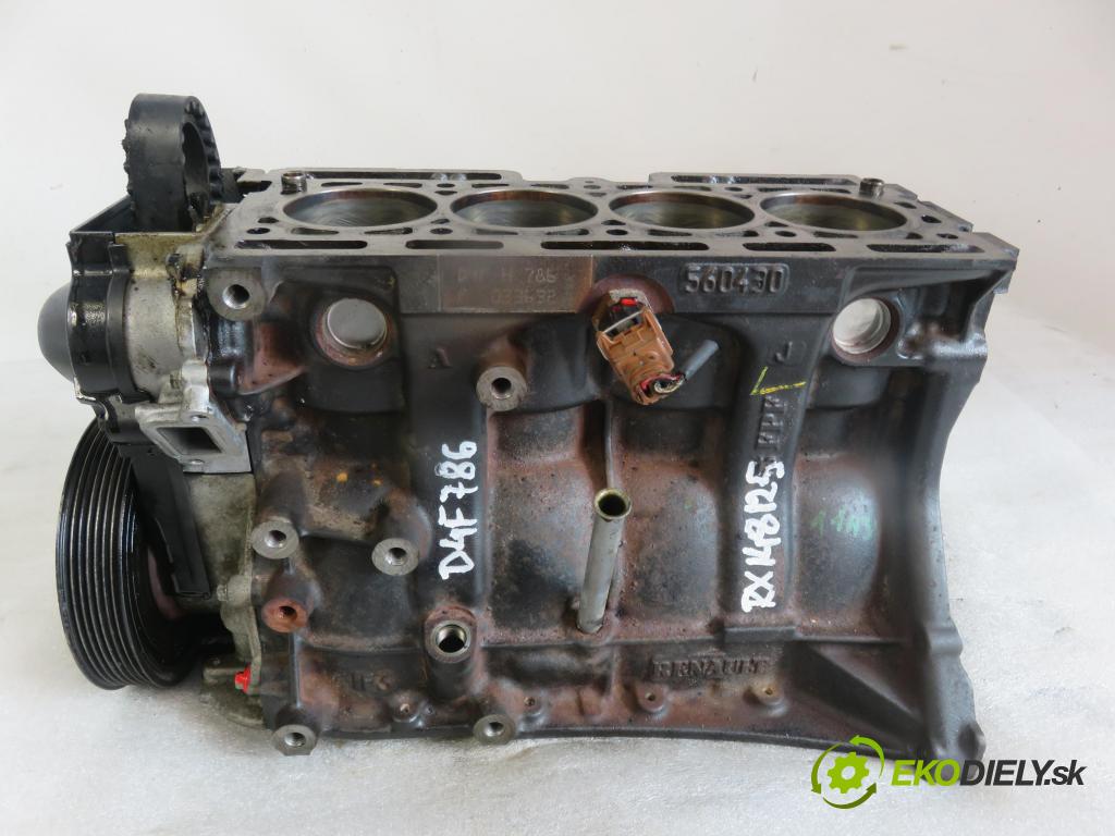 RENAULT CLIO III Grandtour (KR0/1_) KOMBI 2010 76,00 1.2 16V TCE - D4F 786 1149,00 blok Motor D4F786 (Blok motora)