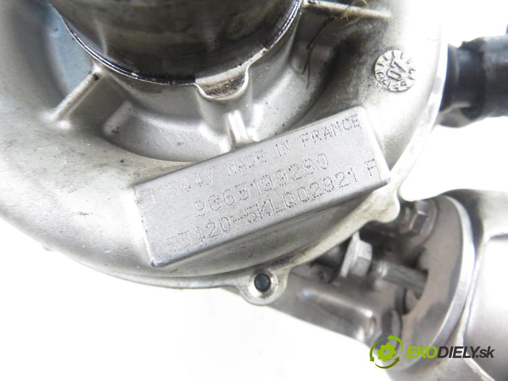 PEUGEOT 307 (3A/C) HB 2002 80,00 1.6 HDi 110 1560,00 RYCHLONABÍJEČKA: 9663199280 (Turbodúchadla (kompletní))