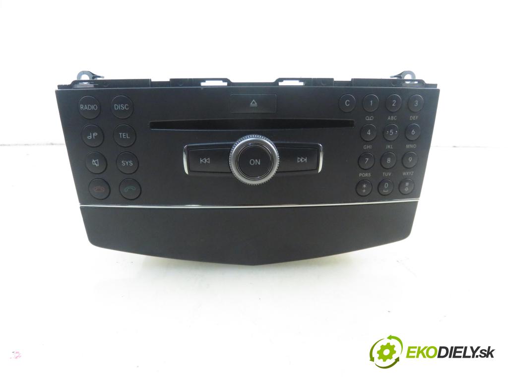 MERCEDES-BENZ KLASA C T-Model (S204) KOMBI 2009 100,00 C 200 CDI (204.207) - OM 646.811 2148,00 RADIO CD 2049060102 ; 2048706189 ; 2049022301