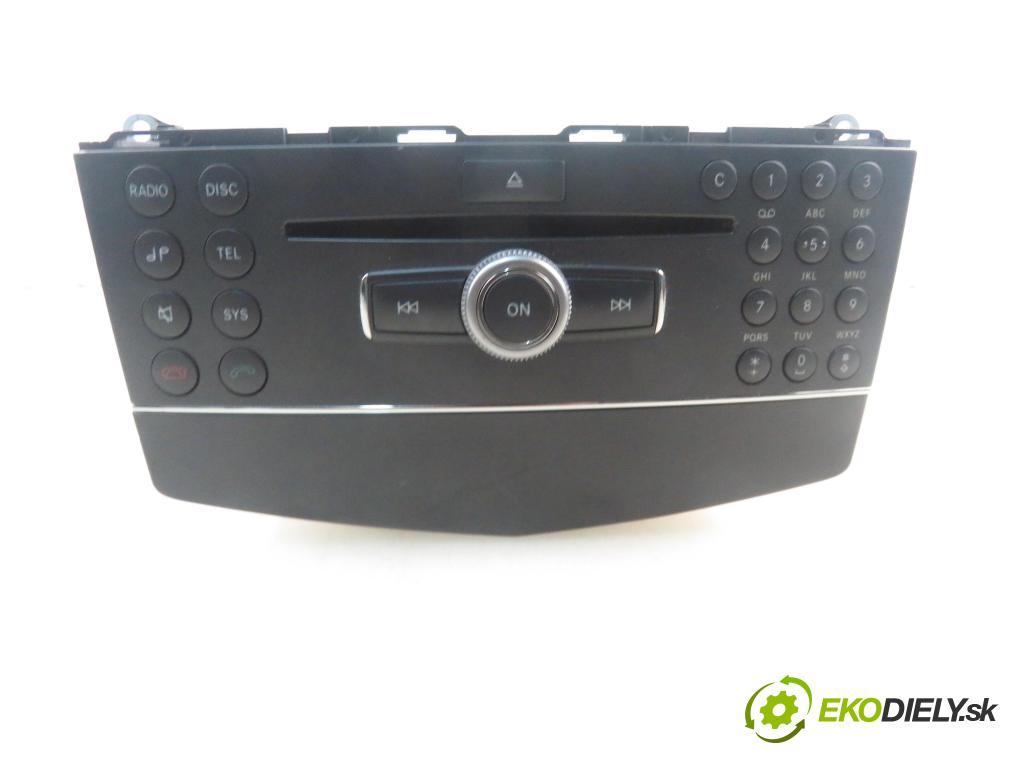 MERCEDES-BENZ KLASA C T-Model (S204) KOMBI 2009 100,00 C 200 CDI (204.207) - OM 646.811 2148,00 RADIO CD 2049060102 ; 2048706189 ; 2049022301