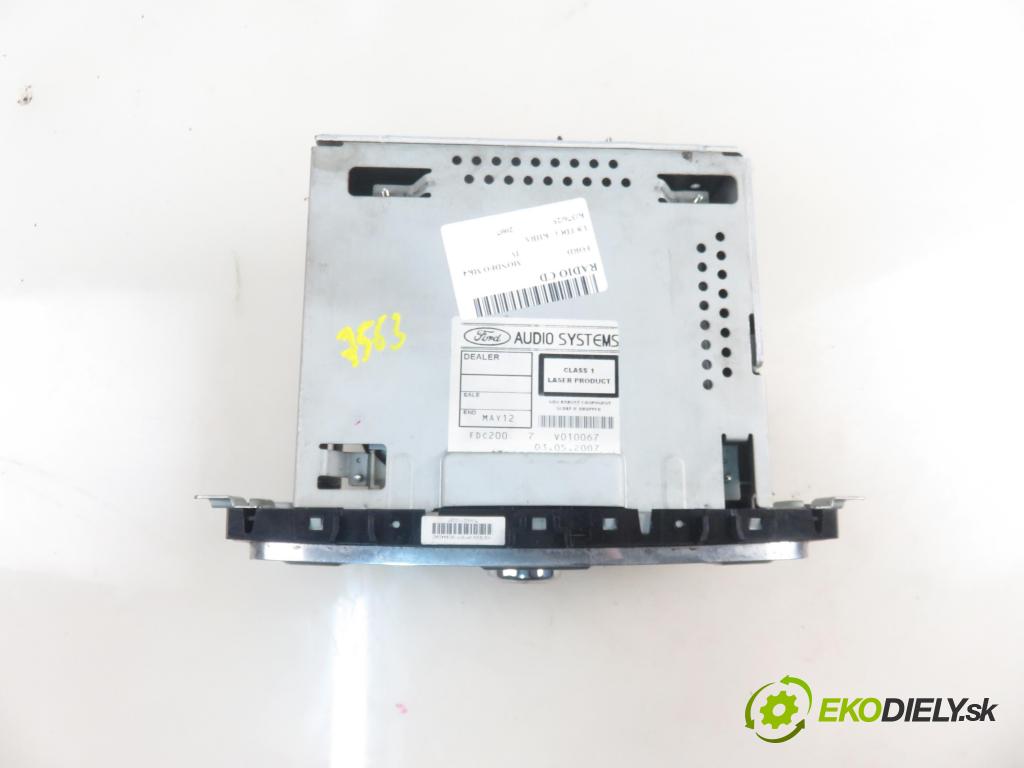 FORD MONDEO IV (BA7) LIFTBACK 2007 92,00 1.8 TDCi - QYBA 1753,00 RADIO CD 7S7T18C815AB