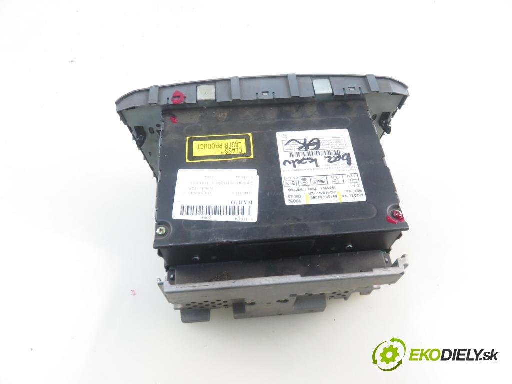 TOYOTA AVENSIS Kombi (_T25_) KOMBI 2004 85,00 2.0 D-4D 116 - 1CD-FTV 1995,00 RADIO CD Modul 8612005080