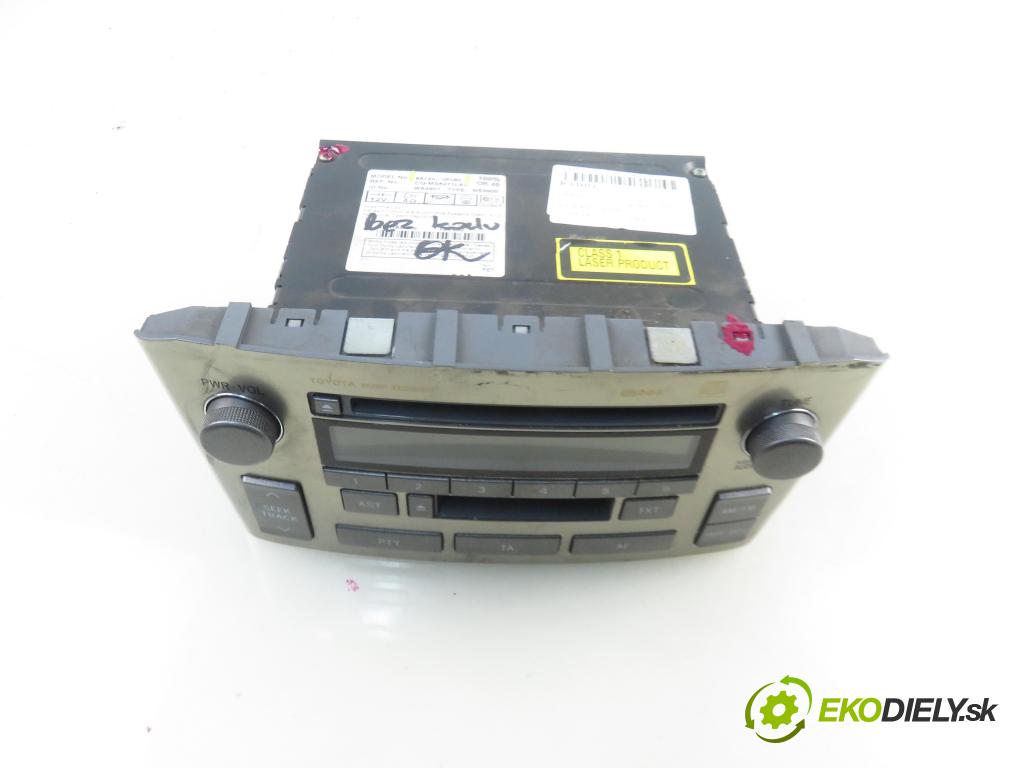 TOYOTA AVENSIS Kombi (_T25_) KOMBI 2004 85,00 2.0 D-4D 116 - 1CD-FTV 1995,00 RADIO CD Modul 8612005080