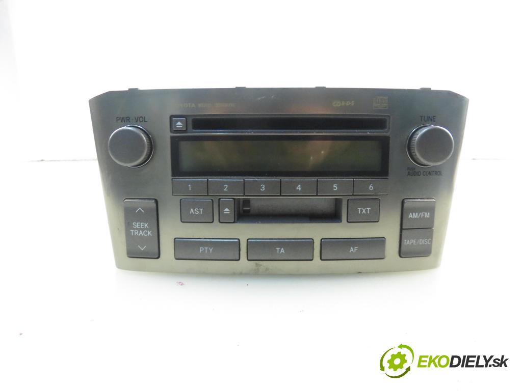 TOYOTA AVENSIS Kombi (_T25_) KOMBI 2004 85,00 2.0 D-4D 116 - 1CD-FTV 1995,00 RADIO CD Modul 8612005080