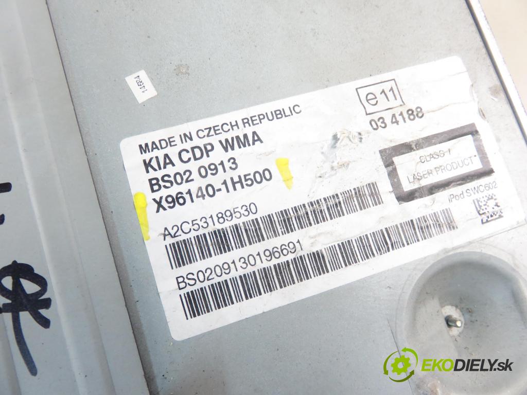 KIA CEE'D SW (ED) KOMBI 2009 80,00 1.4 109 - G4FA 1396,00 RADIO CD X961401H500
