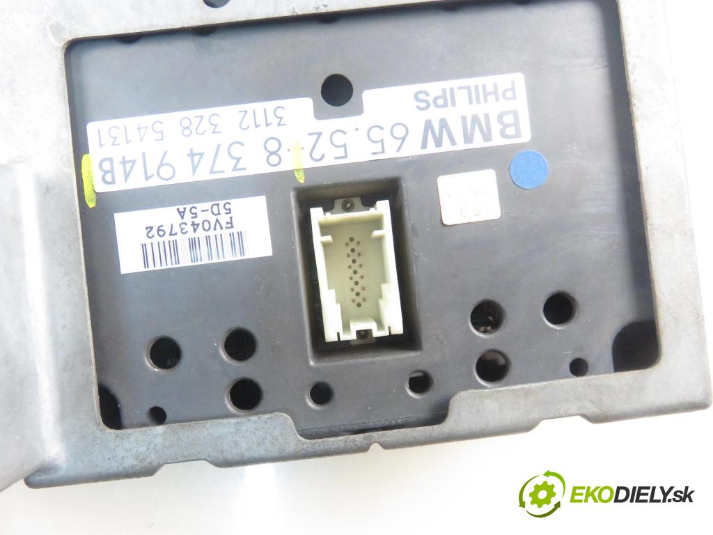 BMW 5 (E39) SEDAN 1999 135,00 3.0 530 d 184 - M57 D30 (306D1) 2926,00 RADIO Modul 8372759 ; 8374914B