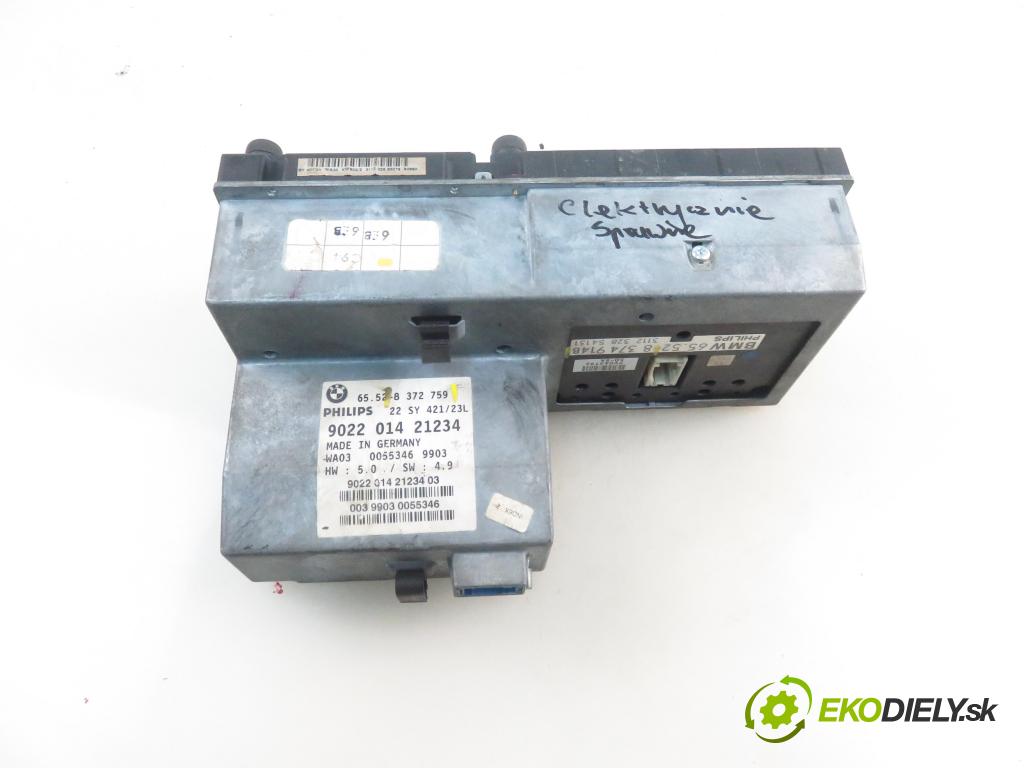 BMW 5 (E39) SEDAN 1999 135,00 3.0 530 d 184 - M57 D30 (306D1) 2926,00 RADIO Modul 8372759 ; 8374914B