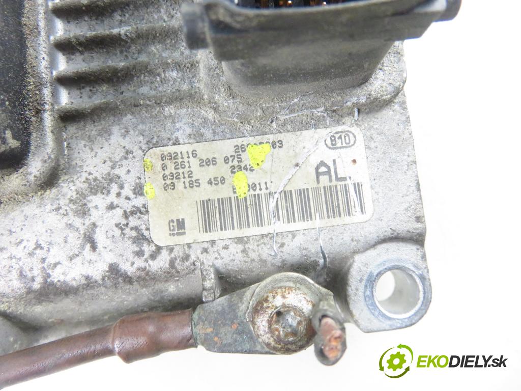 OPEL AGILA (A) (H00) HB 2001 55,00 1.2 16V - Z 12 XE 1199,00 Riadiaca jednotka Motor 09185450 ; 0261206075