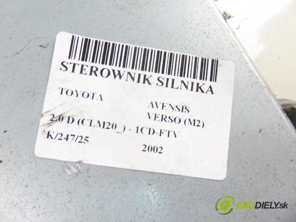 TOYOTA AVENSIS VERSO (_M2_) MINIVAN 2002 85,00 2.0 D (CLM20_) - 1CD-FTV 1995,00 Riadiaca jednotka Motor 8966144300 ; 1758005122