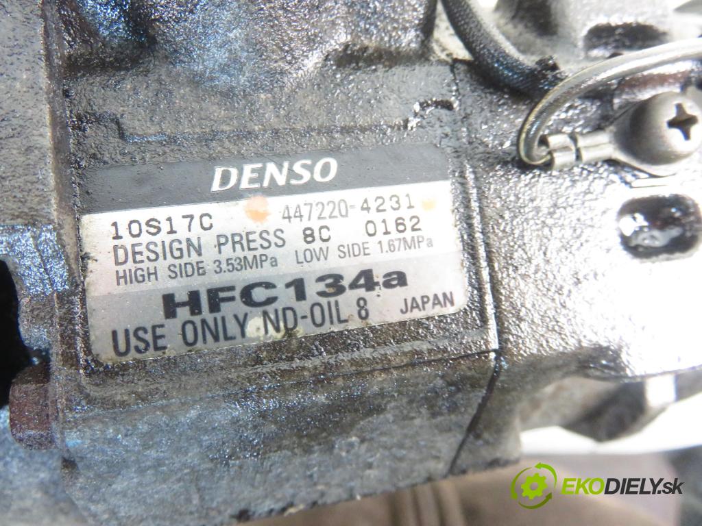 TOYOTA AVENSIS VERSO (_M2_) MINIVAN 2002 85,00 2.0 D (CLM20_) - 1CD-FTV 1995,00 KOMPRESOR: klimatizácie 4472204231 (Kompresor klimatizácie)