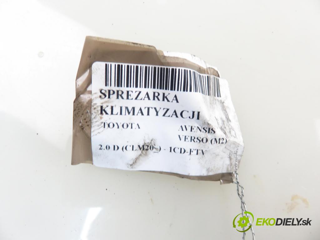 TOYOTA AVENSIS VERSO (_M2_) MINIVAN 2002 85,00 2.0 D (CLM20_) - 1CD-FTV 1995,00 KOMPRESOR: klimatizácie 4472204231 (Kompresor klimatizácie)