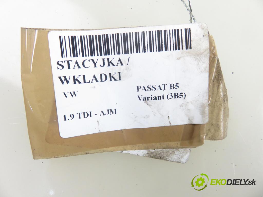 VW PASSAT B5 Variant (3B5) KOMBI 2000 85,00 1.9 TDI - AJM 1896,00 spinačka 4B0905851A (Spínacia skrinka a kľúč)