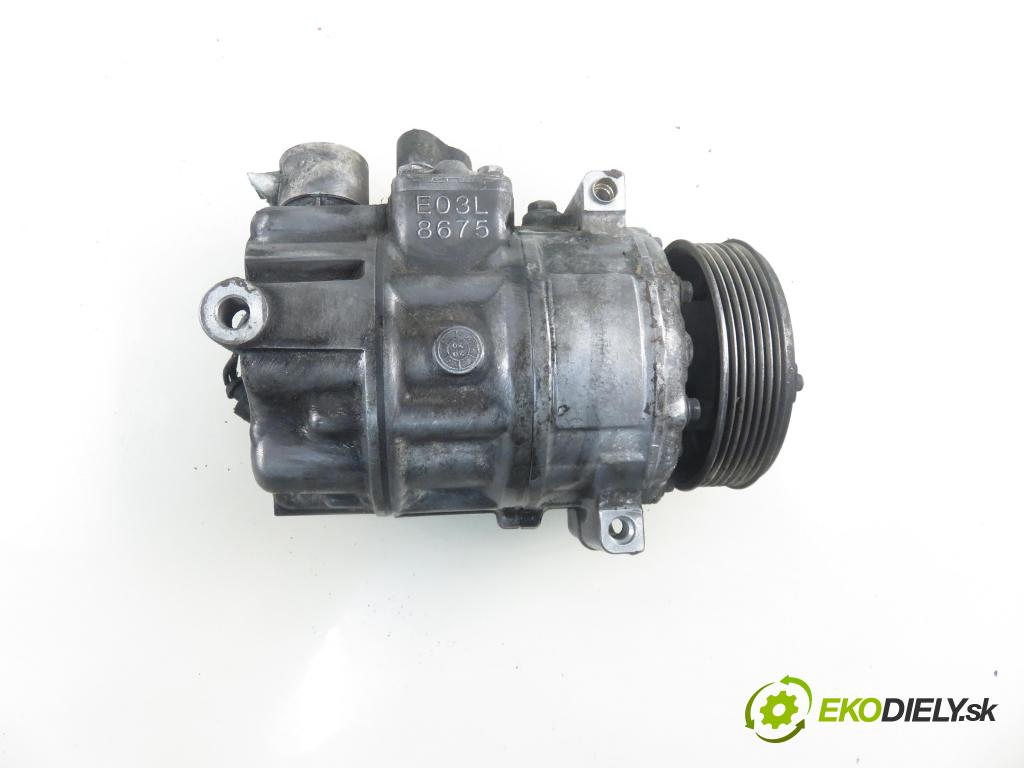 VW TOURAN (1T1, 1T2) MINIVAN 2005 103,00 2.0 TDI 16V 140 - BKD 1968,00 KOMPRESOR: klimatizácie 1K0820803G (Kompresor klimatizácie)