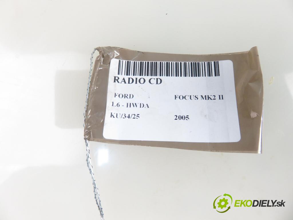 FORD FOCUS II (DA_, HCP) HB 2005 74,00 1.6 - HWDA 1596,00 RADIO CD 4M5T18C815AE