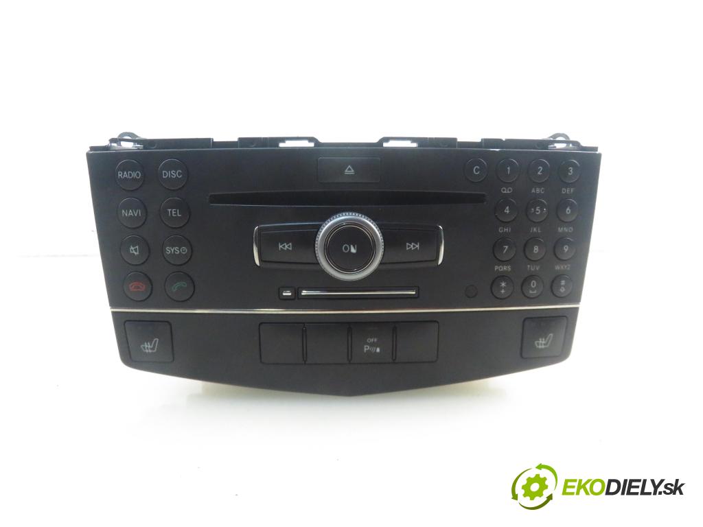 MERCEDES-BENZ KLASA C T-Model (S204) KOMBI 2008 125,00 C 220 CDI (204.208) 170 - OM 646.811 2148,00 RADIO CD 2048703896 ; 2048706789 ; 0024426860