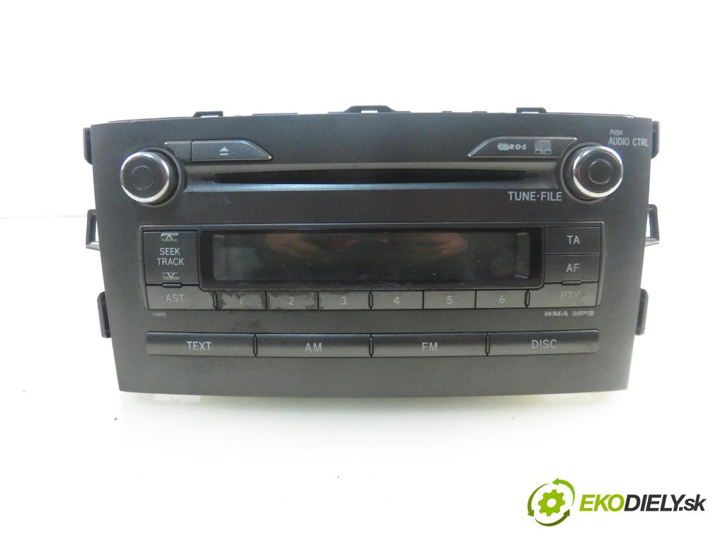 TOYOTA AURIS (_E15_) HB 2007 66,00 1.4 D-4D 90 - 1ND-TV 1364,00 RADIO CD 861201A240