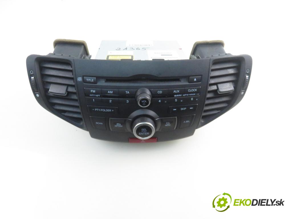 HONDA ACCORD VIII (CU) SEDAN 2009 110,00 2.2 i-DTEC (CU3) - N22B1 2199,00 RADIO CD 39100TL0G000