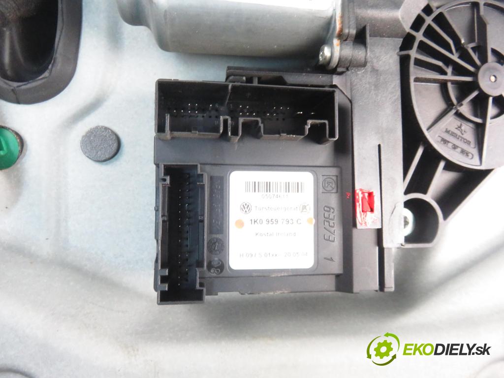 VW TOURAN (1T1, 1T2) MINIVAN 2005 103,00 2.0 TDI 16V 140 - BKD 1968,00 mechanismus oken 1T1837729AE ; 1K0959793C