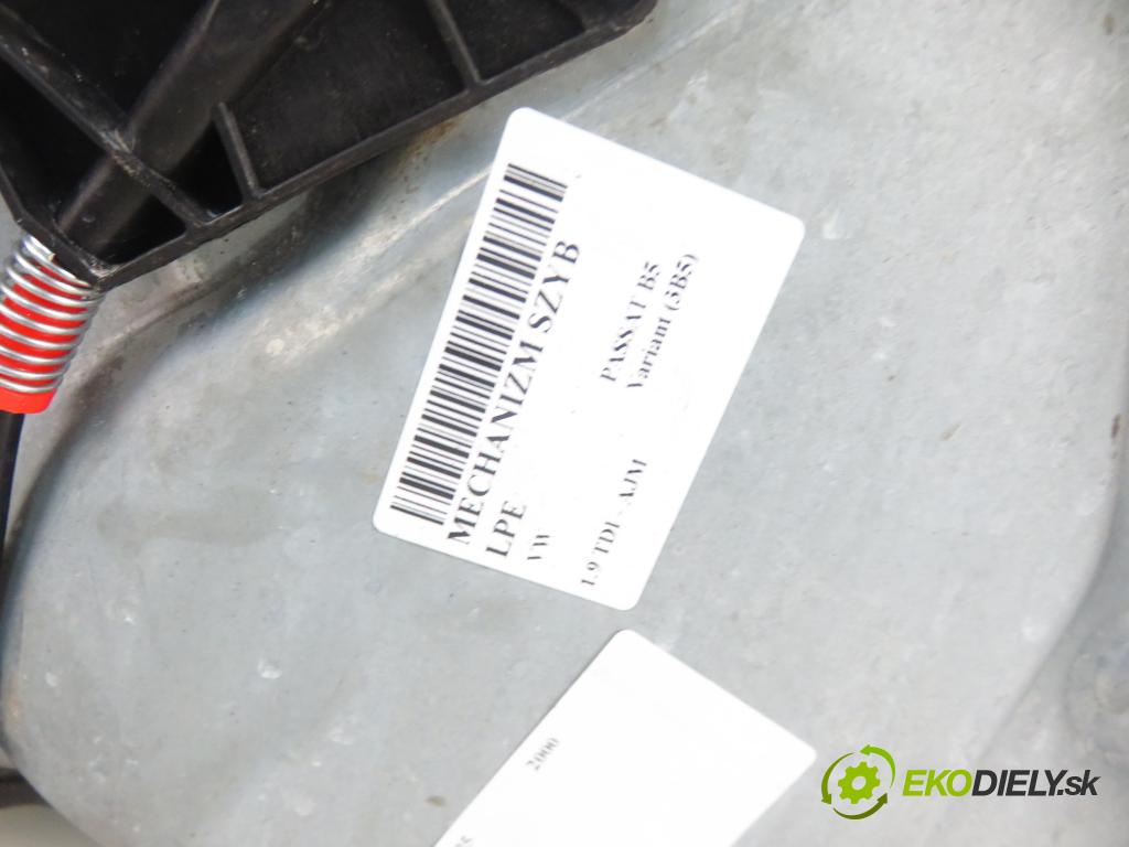 VW PASSAT B5 Variant (3B5) KOMBI 2000 85,00 1.9 TDI - AJM 1896,00 mechanismus oken 3B4837751GD