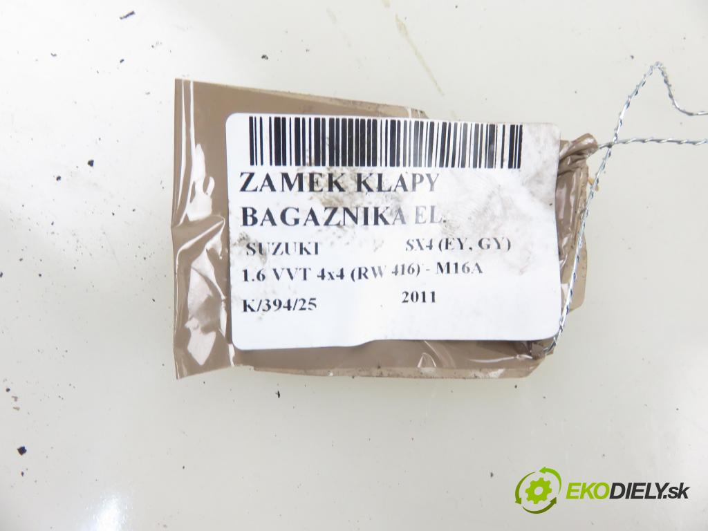 SUZUKI SX4 (EY, GY) CROSSOVER 2011 88,00 1.6 VVT 4x4 (RW 416) 120 - M16A 1586,00 zámok dveří kufr EL.