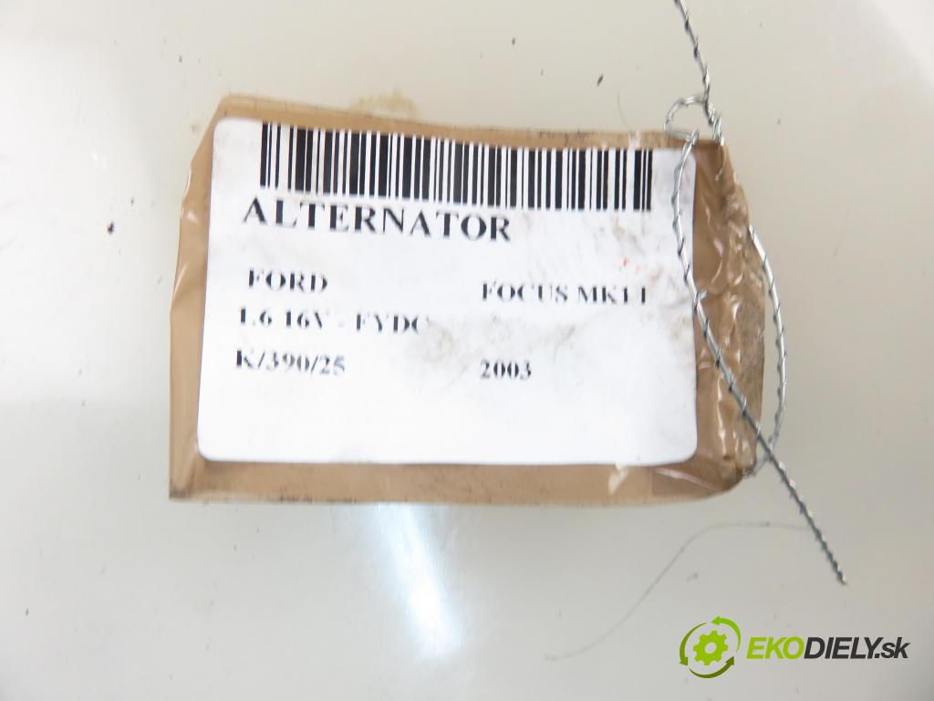 FORD FOCUS (DAW, DBW) HB 2003 74,00 1.6 16V 100 - FYDC 1596,00 Alternátor 98AB10300GG ; 63321679 (Alternátor)