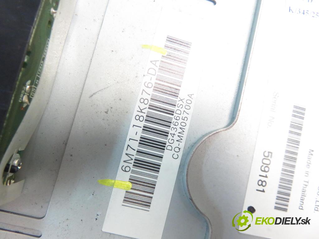 MAZDA 2 (DY) HB 2005 50,00 1.4 CD - F6JB 1399,00 RADIO CD 6M7118K876DA ; CQMM0570AK