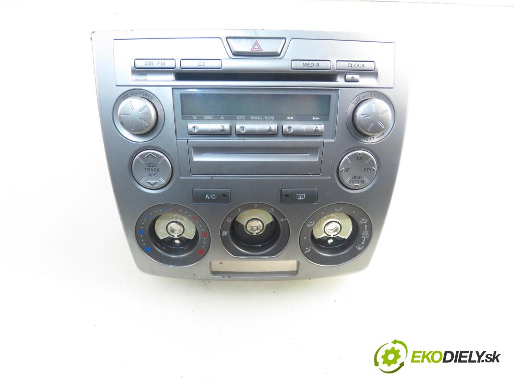 MAZDA 2 (DY) HB 2005 50,00 1.4 CD - F6JB 1399,00 RADIO CD 6M7118K876DA ; CQMM0570AK