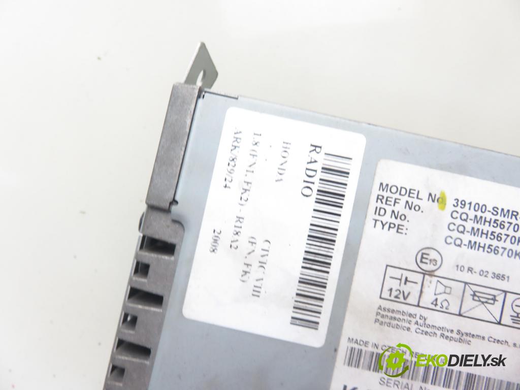 HONDA CIVIC VIII (FN, FK) HB 2008 103,00 1.8 (FN1, FK2) - R18A2 1799,00 RADIO CD 39100SMRE112M1