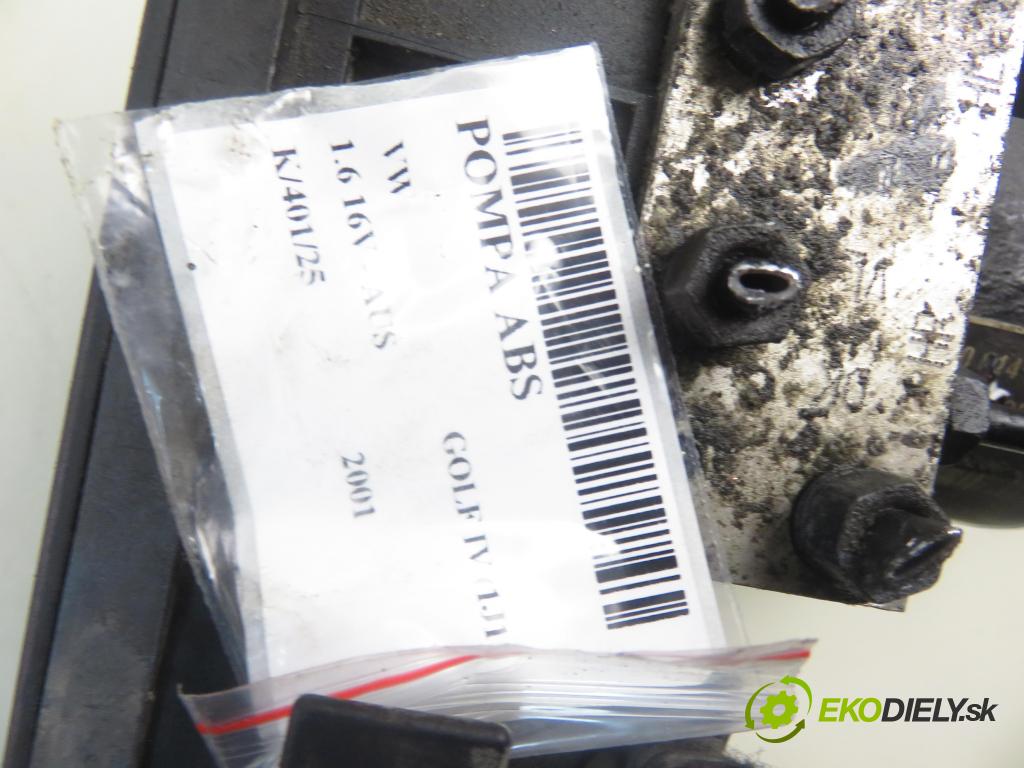 VW GOLF IV (1J1) HB 2001 77,00 1.6 16V - AUS 1598,00 pumpa ABS 1C0907379E ; 10096003133 ; 1J0614517E (Pumpy brzdové)