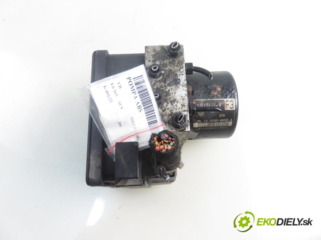 VW GOLF IV (1J1) HB 2001 77,00 1.6 16V - AUS 1598,00 pumpa ABS 1C0907379E ; 10096003133 ; 1J0614517E (Pumpy brzdové)