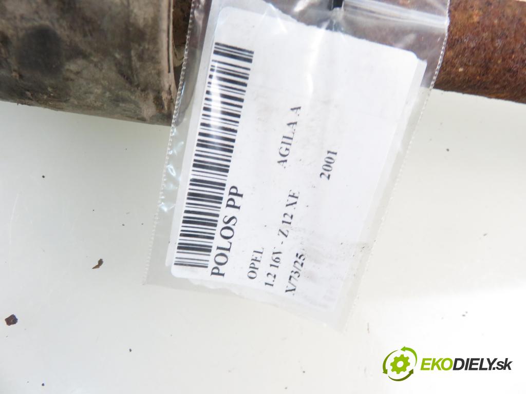 OPEL AGILA (A) (H00) HB 2001 55,00 1.2 16V - Z 12 XE 1199,00 Poloos PP