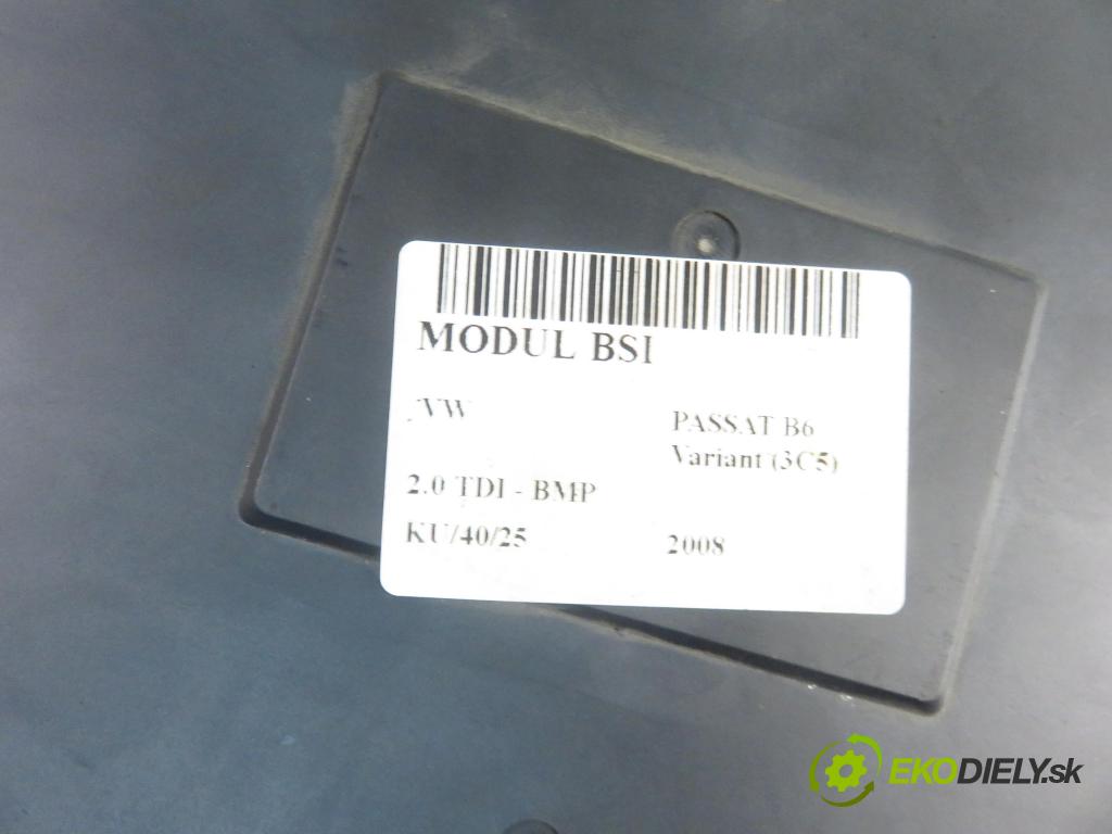 VW PASSAT B6 Variant (3C5) KOMBI 2008 103,00 2.0 TDI PD 8V 140 - BMP 1968,00 MODUL BORDNETZ 3C0937049AL
