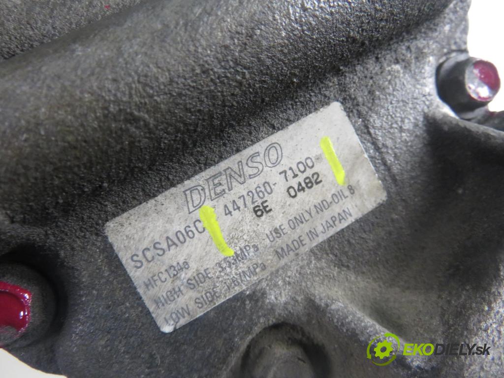 TOYOTA COROLLA (_E12_) HB 2003 66,00 2.0 D-4D 1995,00 KOMPRESOR: klimatizace 4472607100 (Kompresory)
