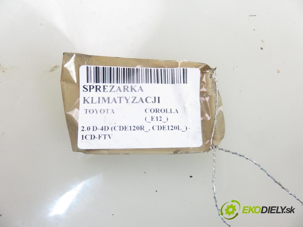 TOYOTA COROLLA (_E12_) HB 2003 66,00 2.0 D-4D 1995,00 KOMPRESOR: klimatizace 4472607100 (Kompresory)