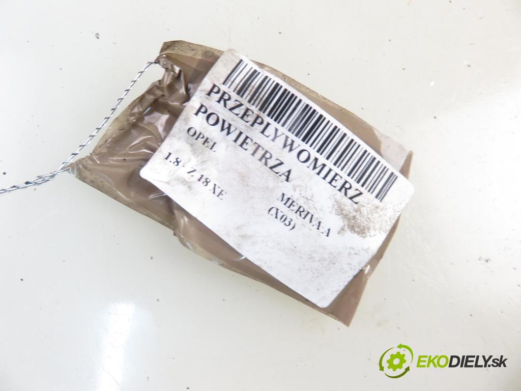 OPEL MERIVA A nadwozie wielkoprzestrzenne (MPV) (X03) HB 2005 92,00 1.8 - Z 18 XE 1796,00 váha vzduchu vzduchu 5WK9606 ; 90530463