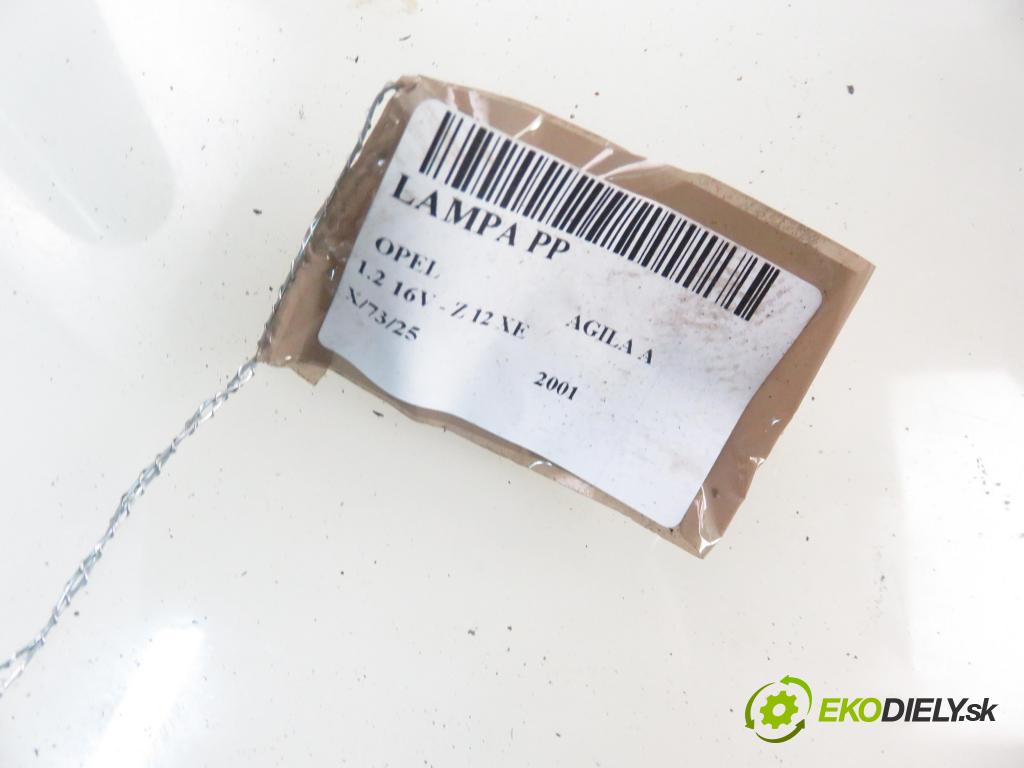 OPEL AGILA (A) (H00) HB 2001 55,00 1.2 16V - Z 12 XE 1199,00 světlo PP 