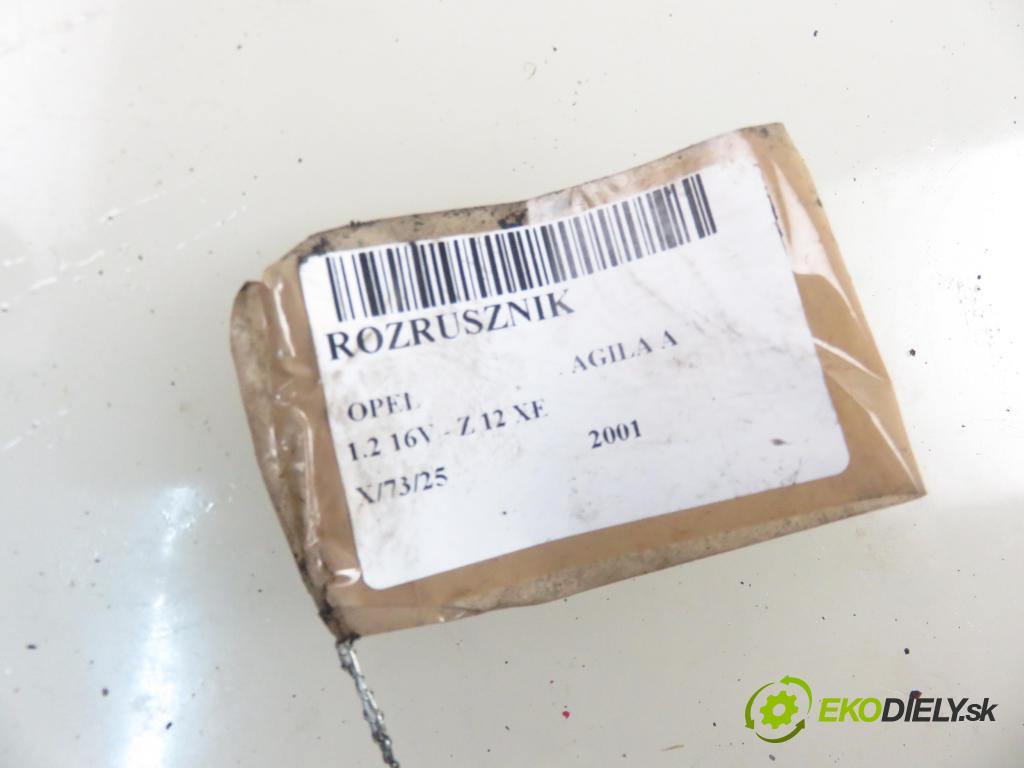 OPEL AGILA (A) (H00) HB 2001 55,00 1.2 16V - Z 12 XE 1199,00 Štartér 09130838 ; D6RA162 (Štartér)
