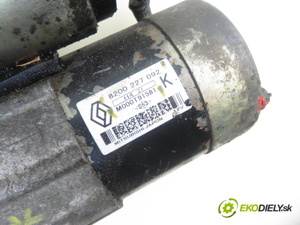 RENAULT MEGANE II (BM0/1_, CM0/1_) HB 2003 60,00 1.5 dCi 82 - K9K 722 1461,00 Štartér 8200227092 ; M000T91581 (Štartér)