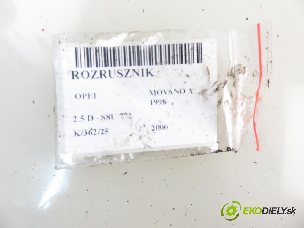 OPEL MOVANO Autobus (X70) BUS 2000 59,00 2.5 D - S8U 772 2499,00 Štartér S5009 (Štartér)