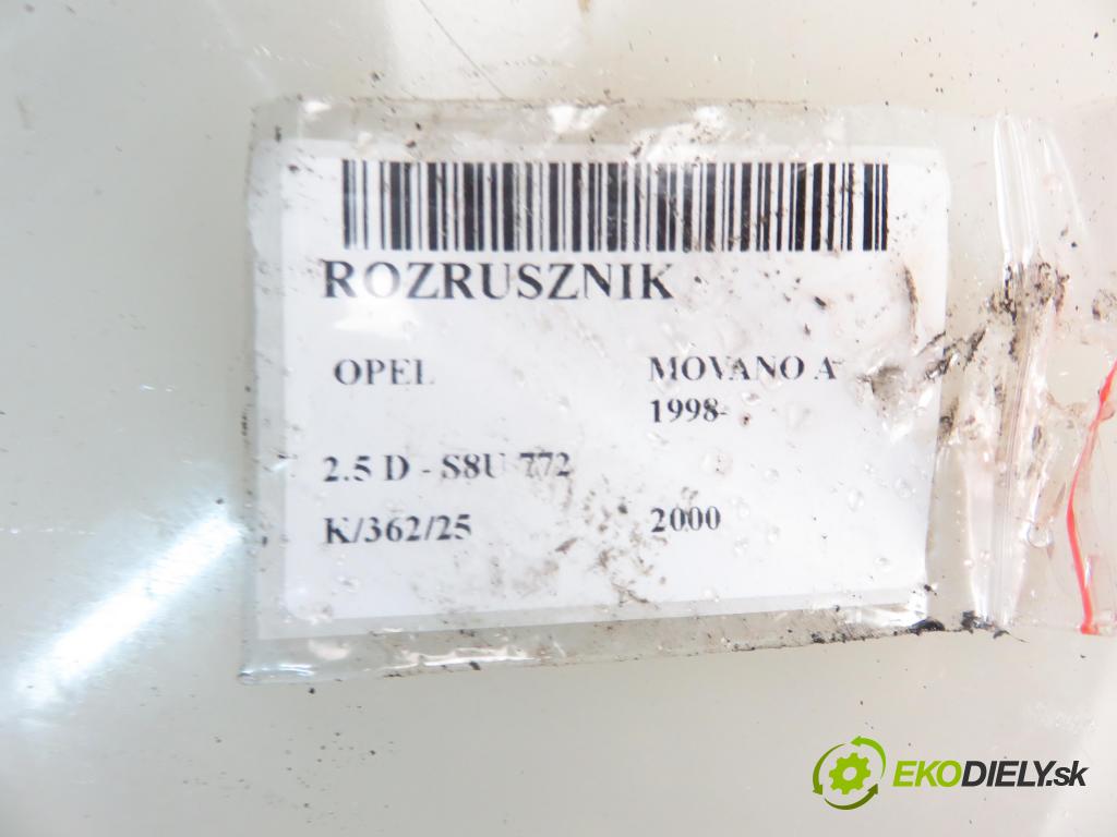 OPEL MOVANO Autobus (X70) BUS 2000 59,00 2.5 D - S8U 772 2499,00 Štartér S5009 (Štartér)