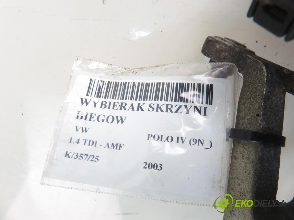 VW POLO (9N_) HB 2003 55,00 1.4 TDI PD 75 - AMF 1422,00 Kulisa prevodovky 02J301232B ; 6Q0711051