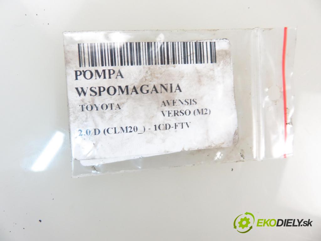 TOYOTA AVENSIS VERSO (_M2_) MINIVAN 2002 85,00 2.0 D (CLM20_) - 1CD-FTV 1995,00 pumpa servočerpadlo  (Servočerpadlá, pumpy řízení)