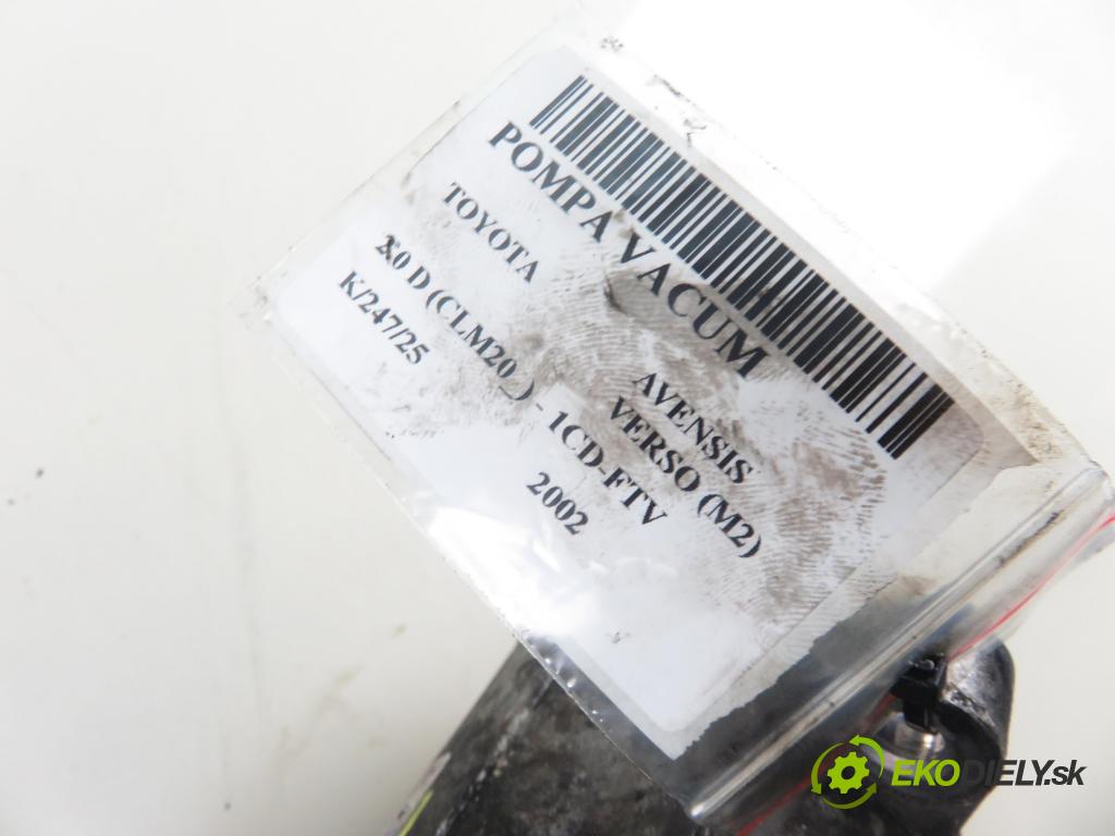 TOYOTA AVENSIS VERSO (_M2_) MINIVAN 2002 85,00 2.0 D (CLM20_) - 1CD-FTV 1995,00 Pumpa vákuová 2930027020 ; 0810002740