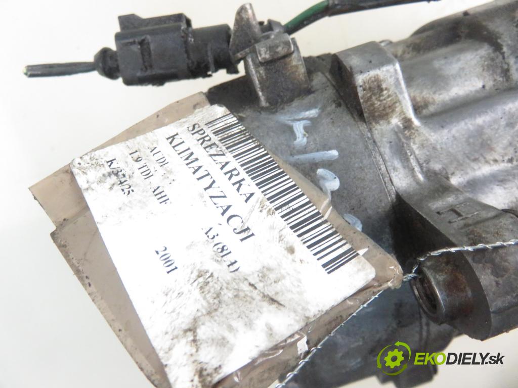AUDI A3 (8L1) HB 2001 81,00 1.9 TDI 110 - AHF 1896,00 KOMPRESOR: klimatizace 1J0820803F (Kompresory)