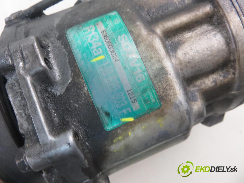AUDI A3 (8L1) HB 2001 81,00 1.9 TDI 110 - AHF 1896,00 KOMPRESOR: klimatizace 1J0820803F (Kompresory)