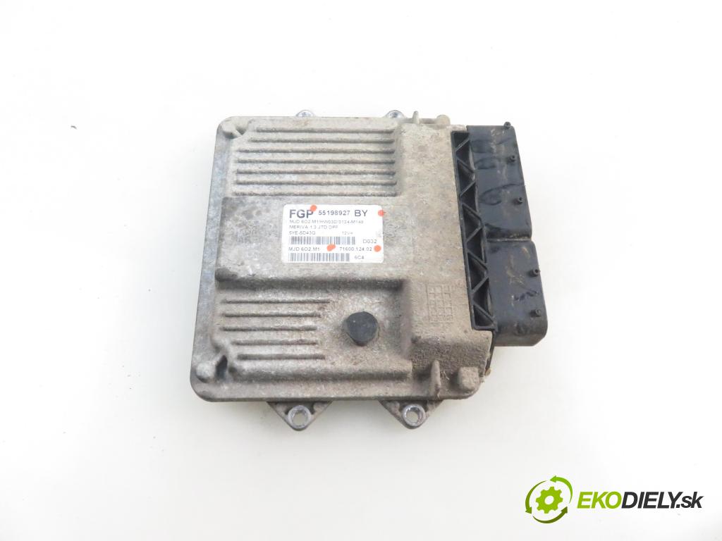 OPEL MERIVA A nadwozie wielkoprzestrzenne (MPV) (X03) MINIVAN 2006 55,00 1.3 CDTI - Z 13 DTJ 1248,00 Riadiaca jednotka Motor 55198927BY ; 7160012402
