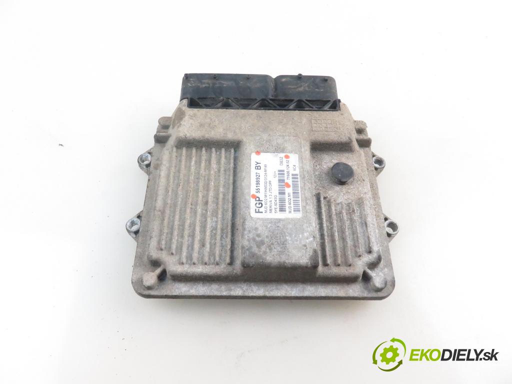 OPEL MERIVA A nadwozie wielkoprzestrzenne (MPV) (X03) MINIVAN 2006 55,00 1.3 CDTI - Z 13 DTJ 1248,00 Riadiaca jednotka Motor 55198927BY ; 7160012402