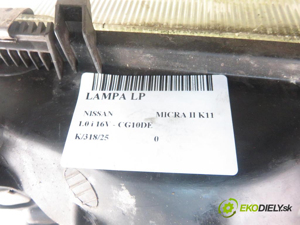 NISSAN MICRA II (K11) HB 2001 44,00 1.0 i 16V 998,00 světlo LP