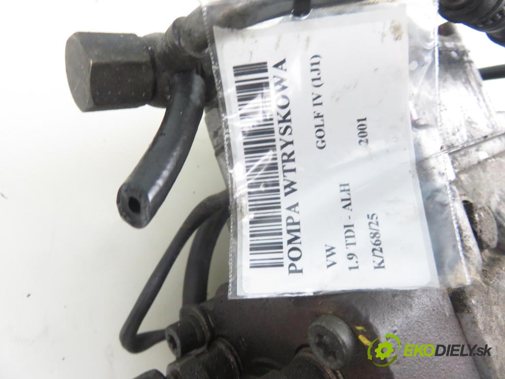 VW GOLF IV (1J1) HB 2001 66,00 1.9 TDI 90 - ALH 1896,00 Pumpa vstrekovacia 038130107D ; 0460404977 (Vstrekovacie čerpadlo)