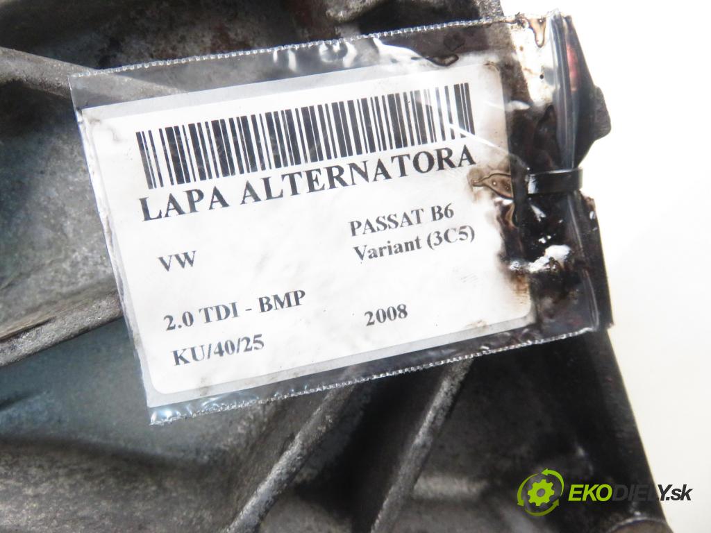VW PASSAT B6 Variant (3C5) KOMBI 2008 103,00 2.0 TDI PD 8V 140 - BMP 1968,00 uchycení alternátora 038903143AF
